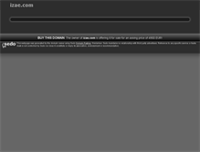 Tablet Screenshot of izae.com